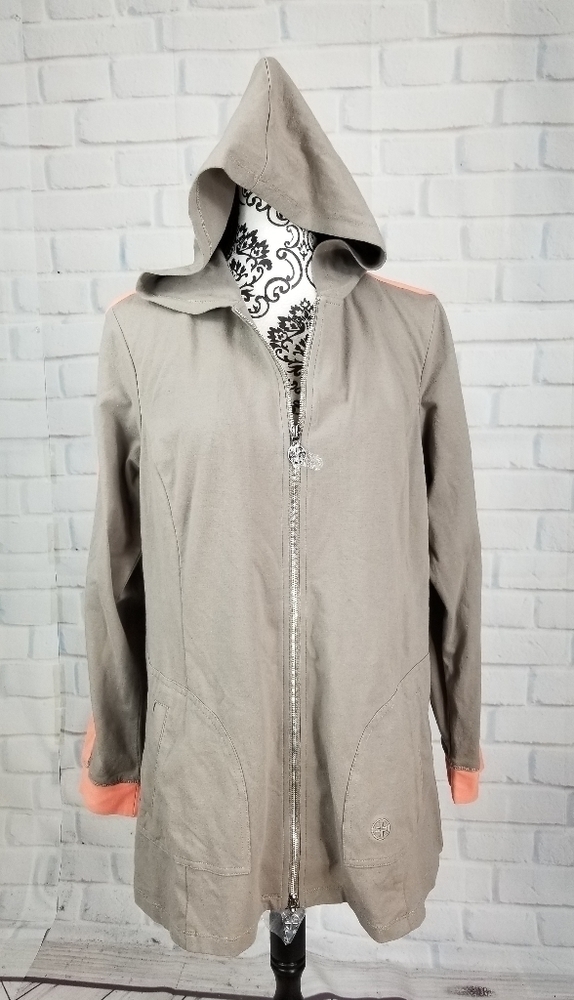 Linea Leisure zip front size m jacket pockets hood